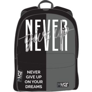 Τσάντα Πλάτης Must Team Inspiration Never Give Up 1 Κεντρική Θήκη