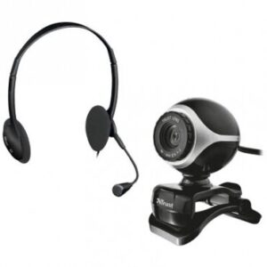 Tust Exis Chatpack Webcam + Headset Black