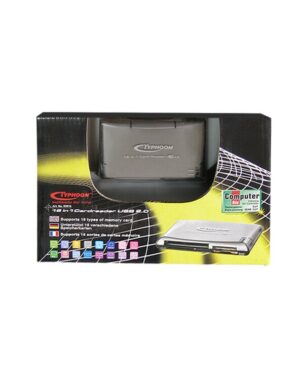 Typhoon 83018 USB A 2.0 Universal Multi Smart 16 Card Reader Αναγνώστης Καρτών