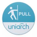 Uniarch Αυτοκόλλητο Pull Hw200223 Φ12cm