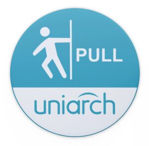 Uniarch Αυτοκόλλητο Pull Hw200223 Φ12cm