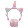 Unicorn Ασύρματα Ακουστικά Bluetooth On Ear Ροζ