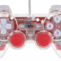 Universal Vibration USB Joypad Transparent Red