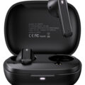 USAMS earbuds US-SM001 με θήκη φόρτισης True Wireless μαύρα