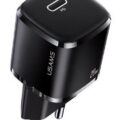 USAMS φορτιστής τοίχου US-CC124 USB Τype-C 20W μαύρος