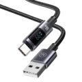 USAMS καλώδιο Braided USB-C σε USB 66W 480Mbps Fast Charging 6A 1.2m μαύρο