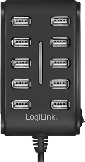 Usb 10 Ports With Psu Logilink Ua0065