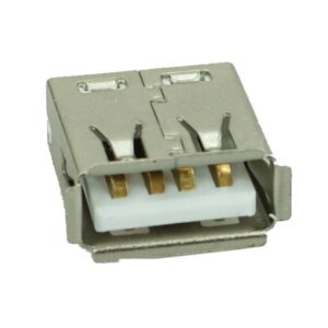 USB 2.0 Connector A Type Mid One Solder Silver/White oem