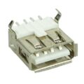 Usb 2.0 Connector A Type Up Solder In Silver