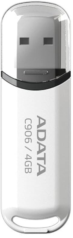 Usb Stick A-data 4Gb White C906
