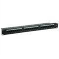 Value Cat.6 (Class E) 19" Patch Panel 24 Θύρες UTP Μαύρο