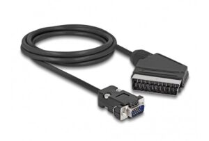 Value Line 31550b 2.00m Scart Male Σε Vga Black