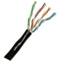 Vcom Καλώδιο Δικτύου Utp Cat 5e Μαύρο 5m Bulk