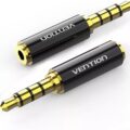 Vention 3.5mm Male To 2.5mm Female Audio Adapter Black Metal Type Bfbb0 Venbfbb0