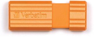 Verbatim 4Gb Usb 2.0 Drive Pinstripe Orange