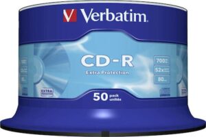 Verbatim Cd-R 700mb 52x Extra Protection Wrap 20 Cake