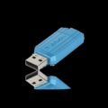 Verbatim PinStripe USB Drive 16GB Caribbean Blue Lifetime Limited