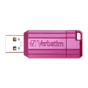 Verbatim PinStripe USB Drive 16GB Hot Pink