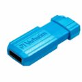 Verbatim Usb 4Gb Pinstripe Blue
