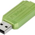 Verbatim Usb 4Gb Pinstripe Eucalyf Πράσινο