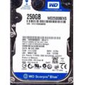 WD HDD Scorpio Blue 250GB, 2.5", 5400RPM, SATA, 8MB