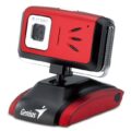 Webcam Genius 2mp Auto Focus + Mic Red