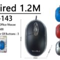 Weibo Ενσύρματο Οπτικό 3D Ποντίκι 1600dpi USB 2.0