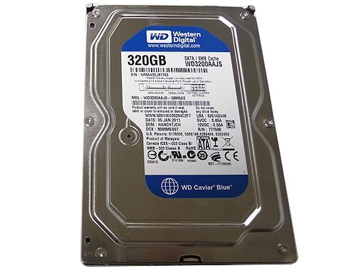 Western Digital HDD Caviar Blue 320GB / SATA II / 8,9ms / 3,5'' / 7200rpm / 8MB Cache