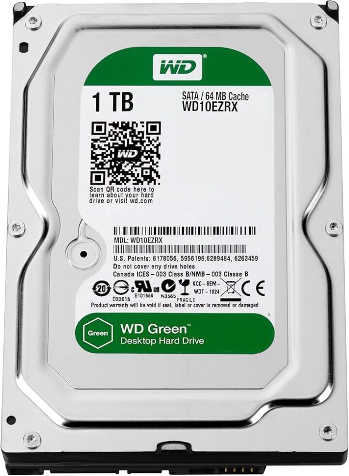 Western Digital HDD Caviar Green 1TB/SATA III/8.9MS/IntelliPower
