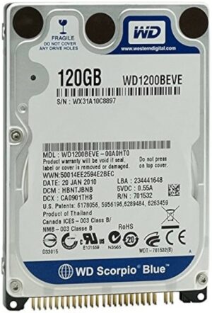 Western Digital Scorpio 120GB 120Go EIDE/ATA Hard Drive