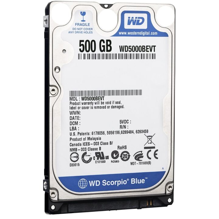 Western Digital Scorpio Blue 500GB/2.5''/5400RPM/SATAII/8MB Cache
