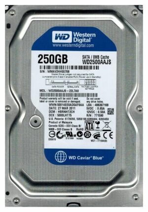 Western Digital WD2500AAJS Caviar SE 250GB/8,9MS/3,5''/7200/1