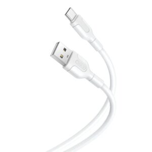 XO Καλώδιο Φόρτισης Usb σε Type-C Λευκό
